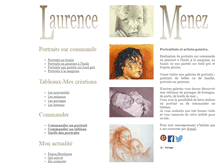 Tablet Screenshot of laurencemenez.com